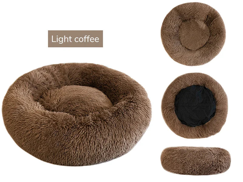 Regular Dog Bed VIP - Breathable Machine-Washable Fiber Pet Bed Mat Light brown