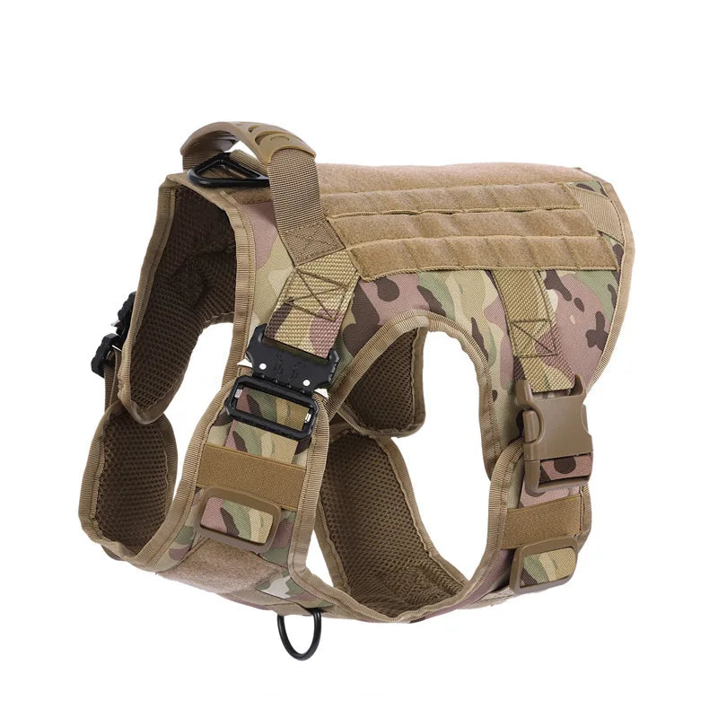 Tactical Military Vest Pet German Shepherd Golden Retriever Tactical Training Dog Harness and Leash Set For All Breeds Dogs CP Harness China Mainland