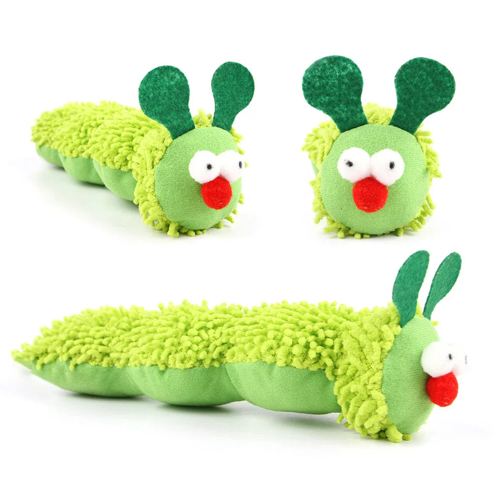 Caterpillar Catnip Chew Toy for Cats – Silvervine Molar & Teaser Toy