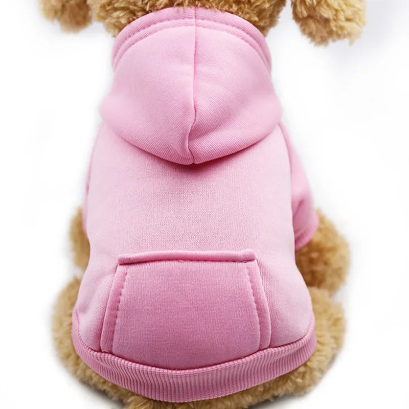 Pet Dog Clothes For Small Dogs Clothing Warm Clothing for Dogs Coat Puppy Outfit Pet Clothes for Large Dog Hoodies Chihuahua 45 Pink