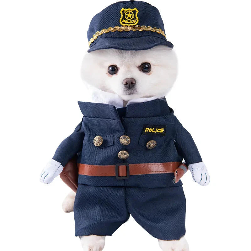 1PCS Halloween Dagger Pet Transformation Dress Festival Funny Knife Holding Dog Clothes Cat Standing Dress Pet Dress Up 3
