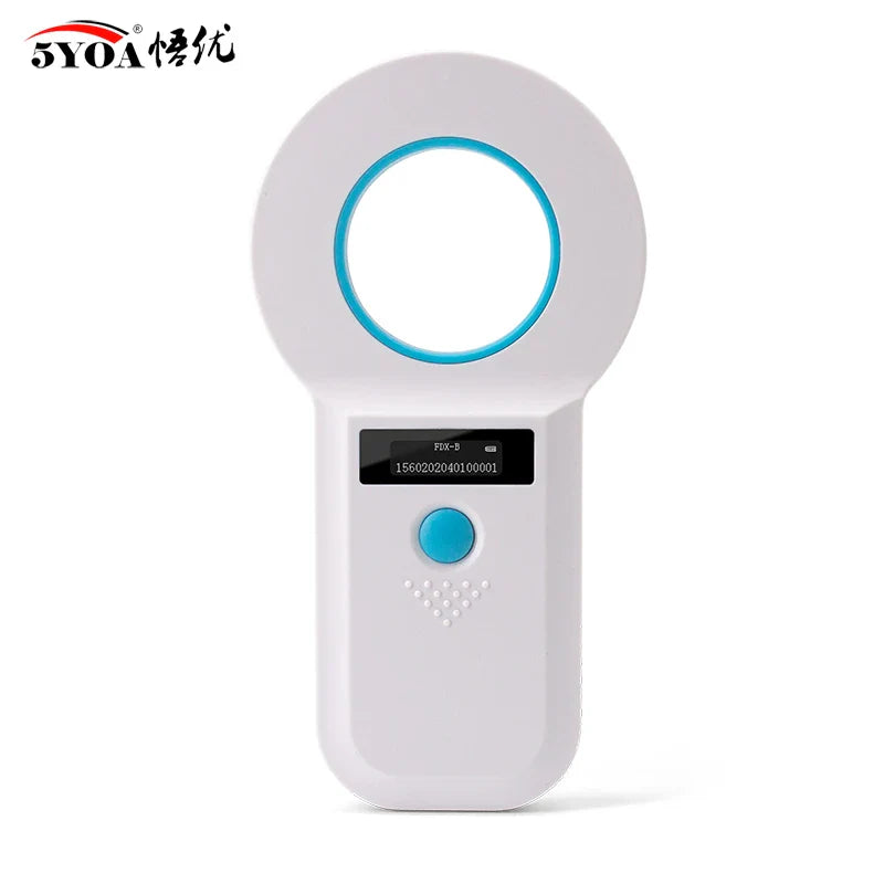 Handheld Pet Microchip Reader OLED — EMID & FDX-B (ISO11784/85) RFID Rechargeable Scanner for Dogs, Cats & Pigs W90B USB ver.