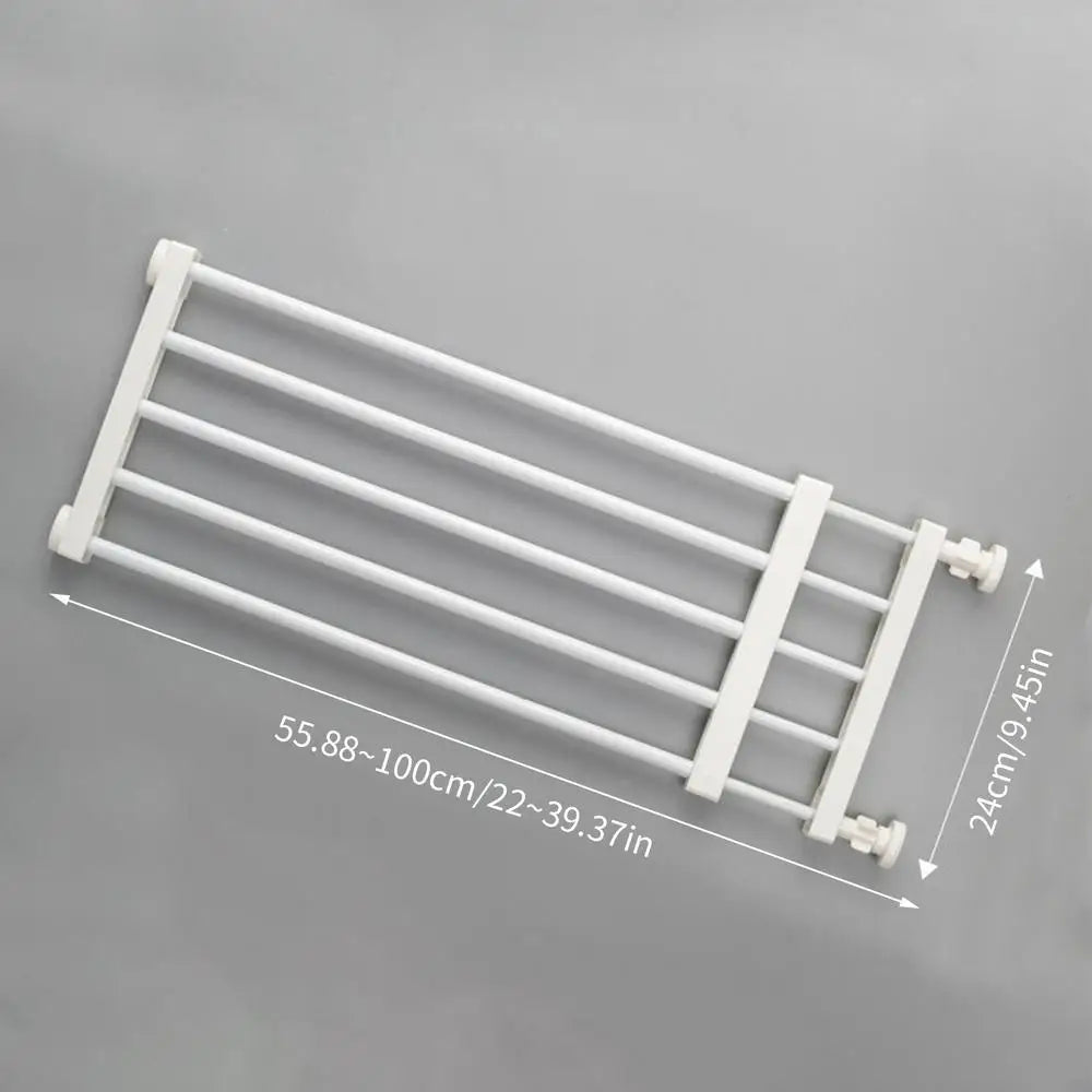 Pet Fence Barrier Gate Fence Cat & Dog Fence Indoor Fence For Medium & Small Dogs Prevents Dogs From Breaking Into Rooms White