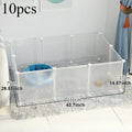 Foldable Dog Cage Yard Fence,Small Pet Playpen DIY Freely Combined with Assembled, for Dog Cat Kitten Rabbit Guinea Pig Bunny 10pcs