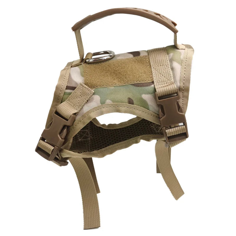 Tactical Harness Vest Dog Harness Leash Set for Small Dogs Training Easy Control Vest Pet Chest Strap Accessories for Puppy Cat I