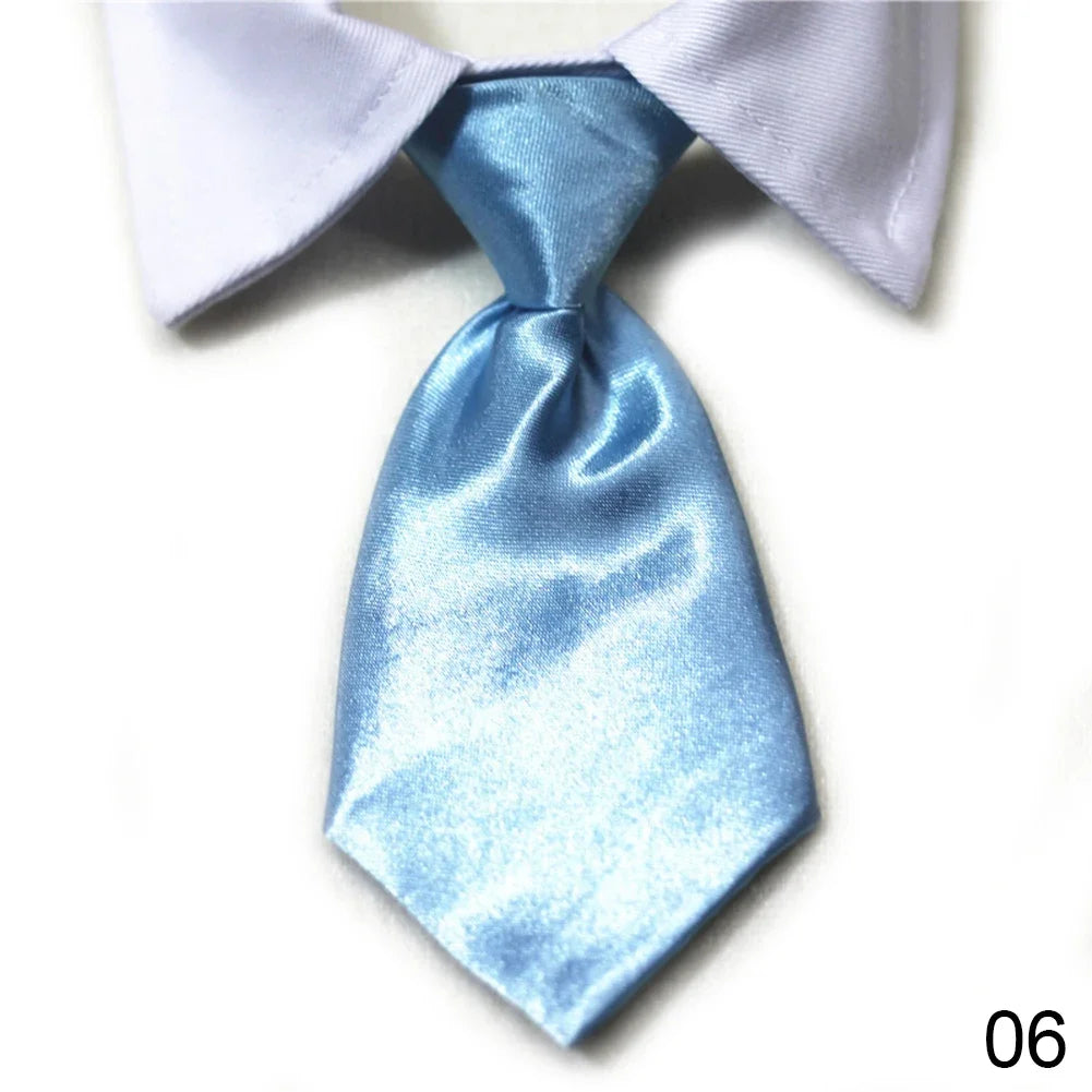 Pet Bow Tie Collar Tuxedo - Formal Necktie for Dogs & Cats, Small & Medium (32cm/12.6in, 40cm/15.75in) - 12 Colors 6