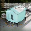 Waterproof Outdoor Pet House – Winter Warm Cat & Small Dog Cave Bed | Foldable, Washable, Cozy Shelter Set Bule