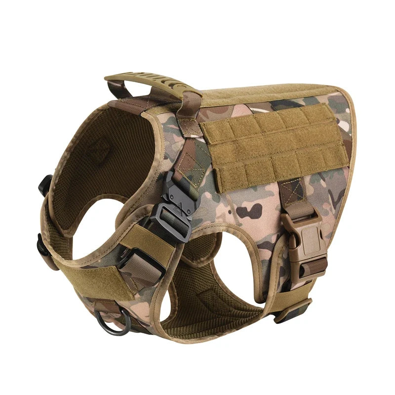 Tactical Military Vest Pet German Shepherd Golden Retriever Tactical Training Dog Harness and Leash Set For All Breeds Dogs CP Harness