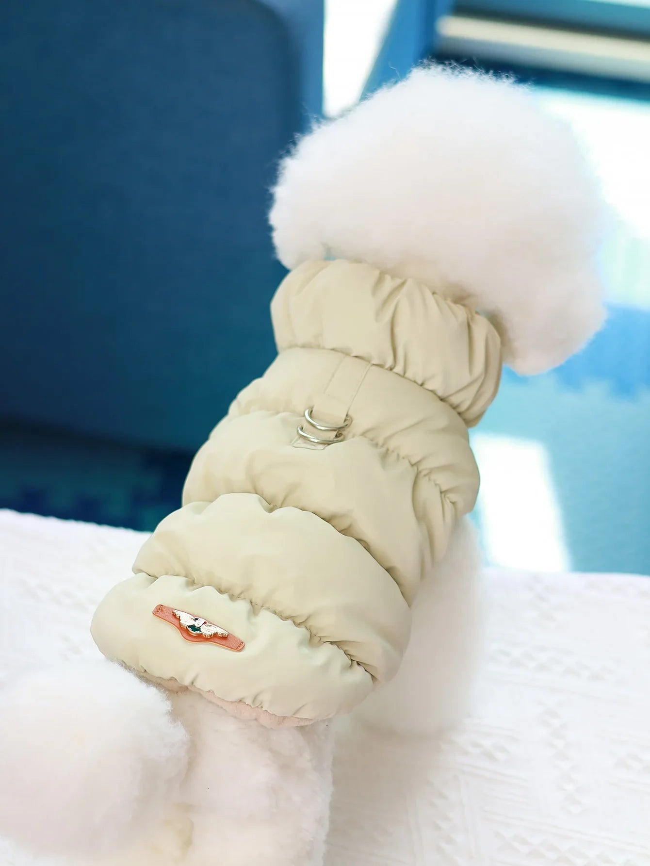 Dog Jacket For Autumn/Winter, Pet Coat, 3-Layer Thick Warm Outerwear, Suitable For Small To Medium Dogs Like Poodle, Teddy, York Light Grey