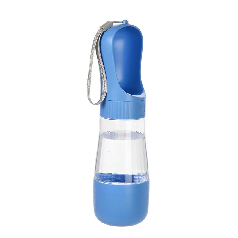 Portable 2-in-1 Dog Water Bottle with Food Container – Travel Pet Water Dispenser for Small to Large Dogs & Cats Blue Water and Food China Mainland
