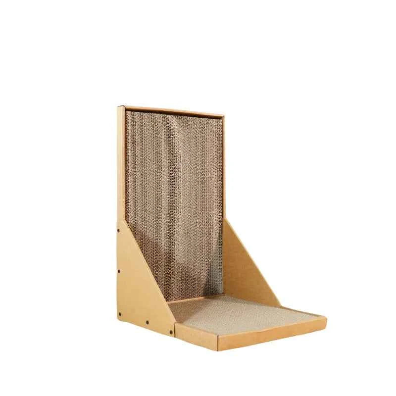 L-Shaped Cat Scratching Post – Vertical Wall Scratcher for Sofa & Furniture Protection