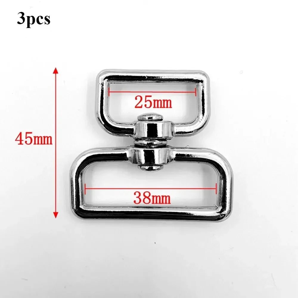 Metal Eight-Character Rotating Buckle Ring Anti-Knotting Dog Chain Buckle Connecting Ring DIY Jewelry Pendant Jewelry Accessory 38x45mm