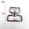 Metal Eight-Character Rotating Buckle Ring Anti-Knotting Dog Chain Buckle Connecting Ring DIY Jewelry Pendant Jewelry Accessory 38x45mm