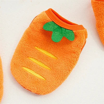 Cute Dog Clothes Winter Vest For Small Dogs Cats Warm Pets Sweater Soft Flannel Puppy Puffer Jacket Dog Accessories Supplies Xxs YELLOW