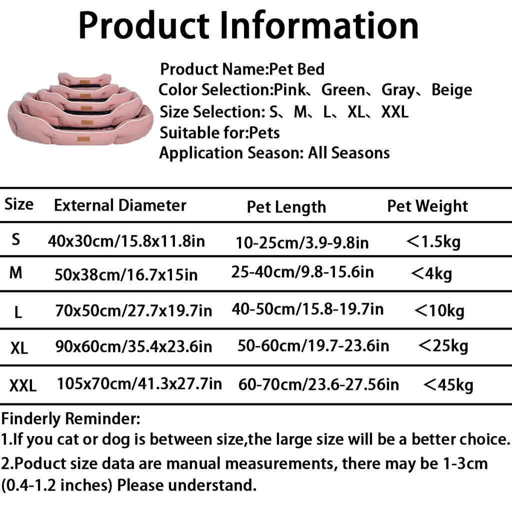 Large All-Season Cooling Pet Bed – Breathable Dog & Cat Pad for Puppies, French Bulldog, Small Dogs