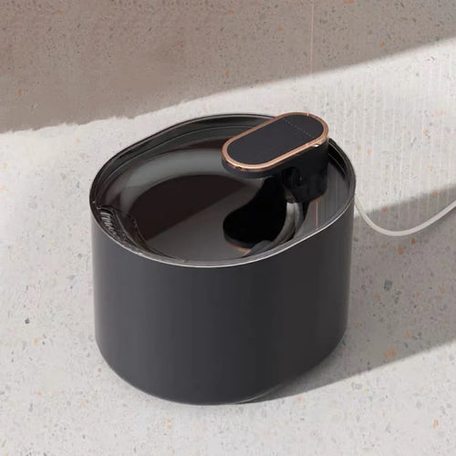 Cat Dog water dispenser cats drink water not wet mouth automatic circulation filter flow plug-in pet supplies Black