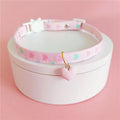 Pastel Heart Pet Collars Pink