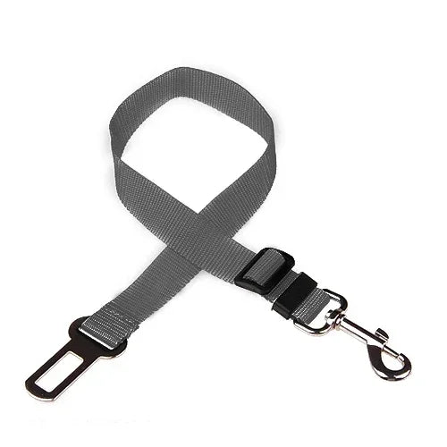 Dog Seat Belt | Quick Release Pet Safety Belt for Car Travel GRAY