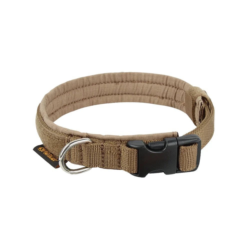 Tactical Dog Collar Puppy Collars Adjustable Soft Nylon Outdoor Training Collar Medium Large Dog German Shepherd Training Collar COB China Mainland