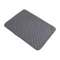Reusable Waterproof Dog Crate Mat Washable Pet Pee Pad Breathable Kennel Bedding Blanket For Puppy And Large Dogs Gray Pee Pad