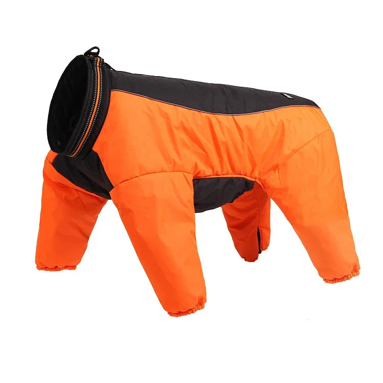 True love reversible winter coat for pet,warm clothes for dog,waterproof,reflective,for walking,hiking,running,TLG2271 Orange