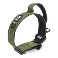 Tactical Police Dog Collar Military Adjustable Duarable German Shepard for Medium Large Walking Training Pet Accessories green