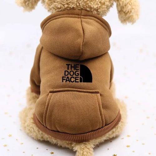 Autumn Winter Cowboy Pocket Two-Leg Pet Sweater Windproof Sports Jacket for Dogs & Cats