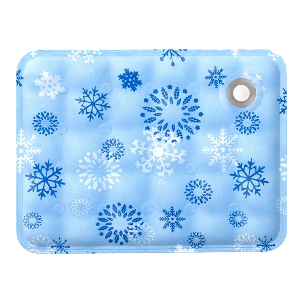 Pet Cooling Mat Dry Ice Pet Cool Pad Water Injection Cooling Dog Beds Keep Your Pet Cool Waterproof Wear Resistant For Dogs&Cats Light blue