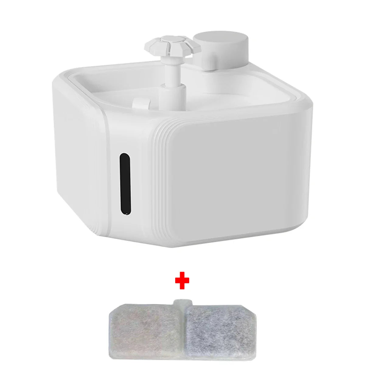 Wireless Automatic Cat Water Fountain 3600mAh 2800ML Pet Water Dispenser For Dog Cat Infrared Sensor Smart Pet Drinkier Fountain Pure white