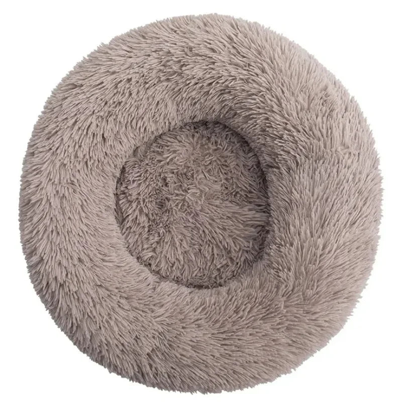 Calming Plush Pet Bed for Dogs & Cats - Corduroy Fleece Bolster, Non-Slip Waterproof Bottom, Multiple Sizes (15.7–35.4 in / 40–90 cm) 3