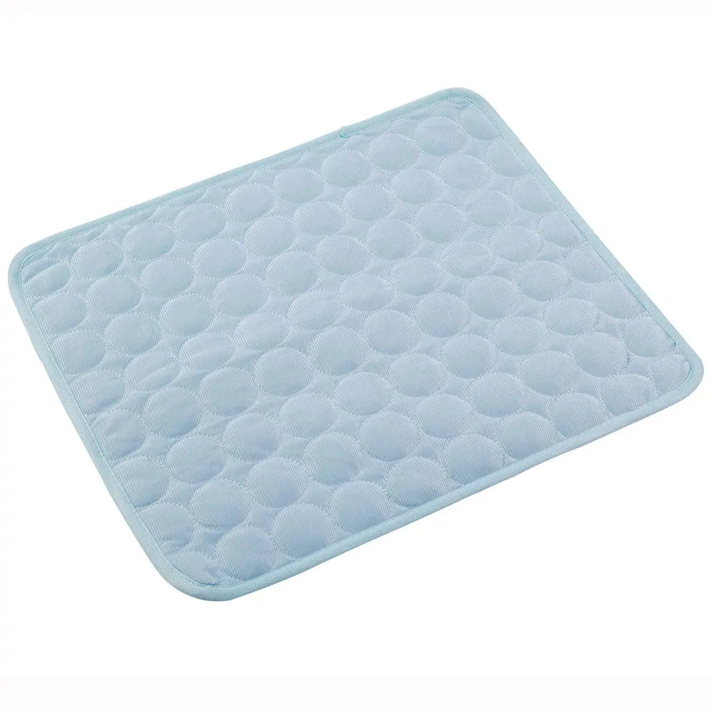 Dog Cooling Mat Summer Pet Cold Bed Extra Large For Small Big Dogs Pet Accessories Cat Durable Blanket Sofa Cat Ice Pad Blanket Light Blue