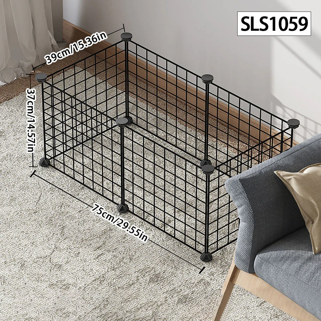 Dog cage Wire mesh fence indoor teddy animal escape barrier SLS1059 diy cage