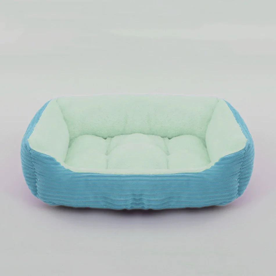 Plush Square Pet Bed for Dogs & Cats, Calming Kennel Sofa Cushion in Multiple Sizes (XS-XXL) cat dog bed 11