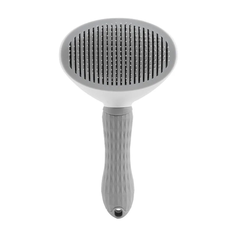 Cordless Dog Grooming Clippers — 18mm (0.71 in) Wide Blade, LED Light & LCD Display, Low-Noise Rechargeable Pet Paw Trimmer Hair comb gray