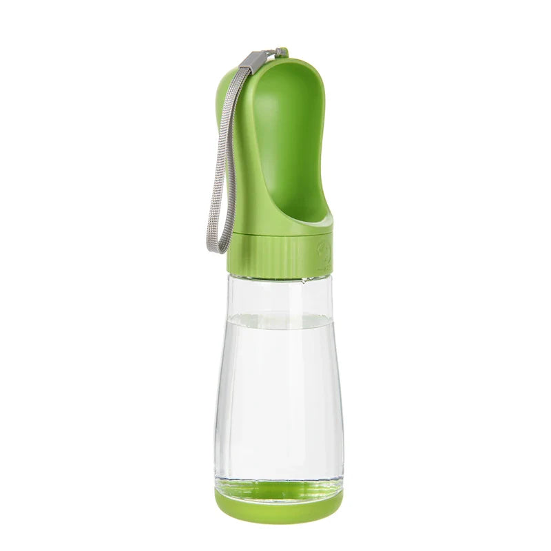 Portable 2-in-1 Dog Water Bottle with Food Container – Travel Pet Water Dispenser for Small to Large Dogs & Cats Green 510ML Water China Mainland