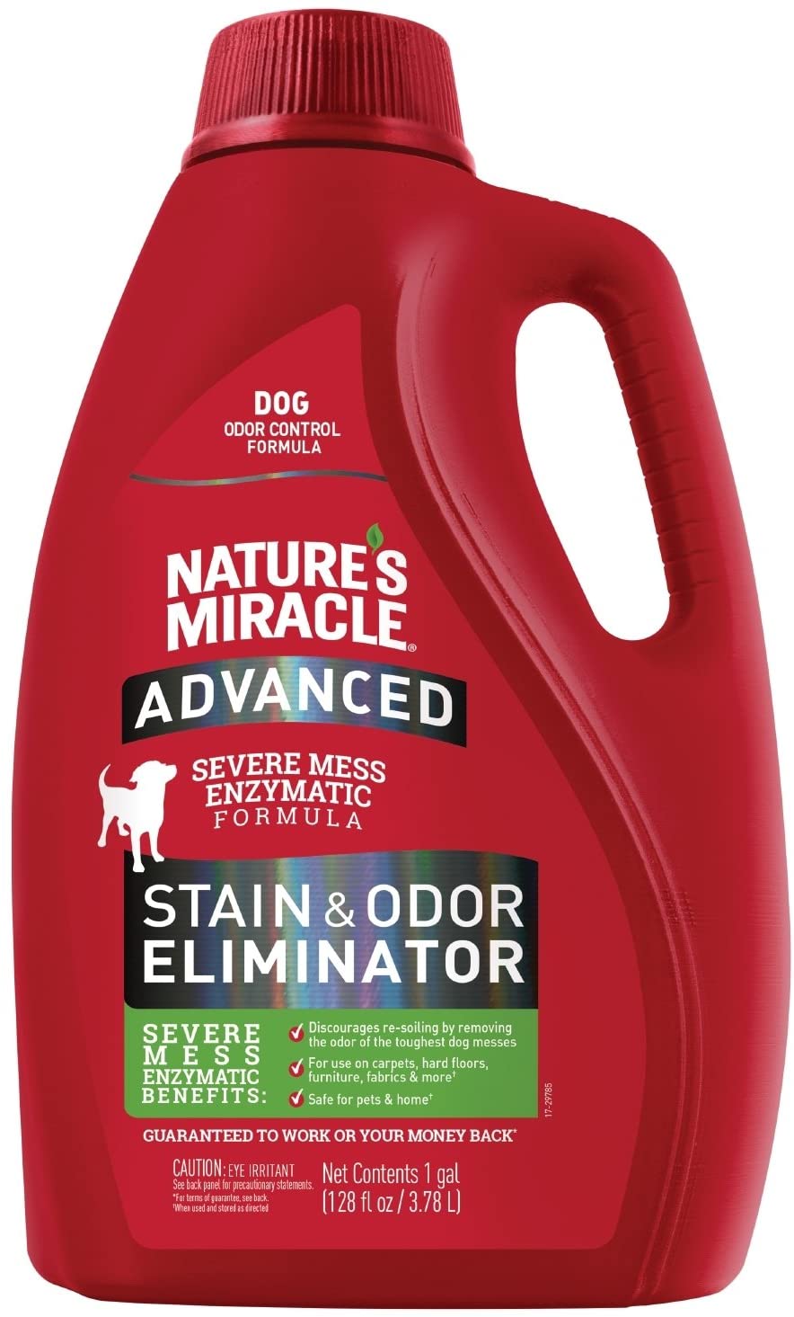 Advanced Stain & Odor Eliminator Dog - Nature's Miracle 128 oz