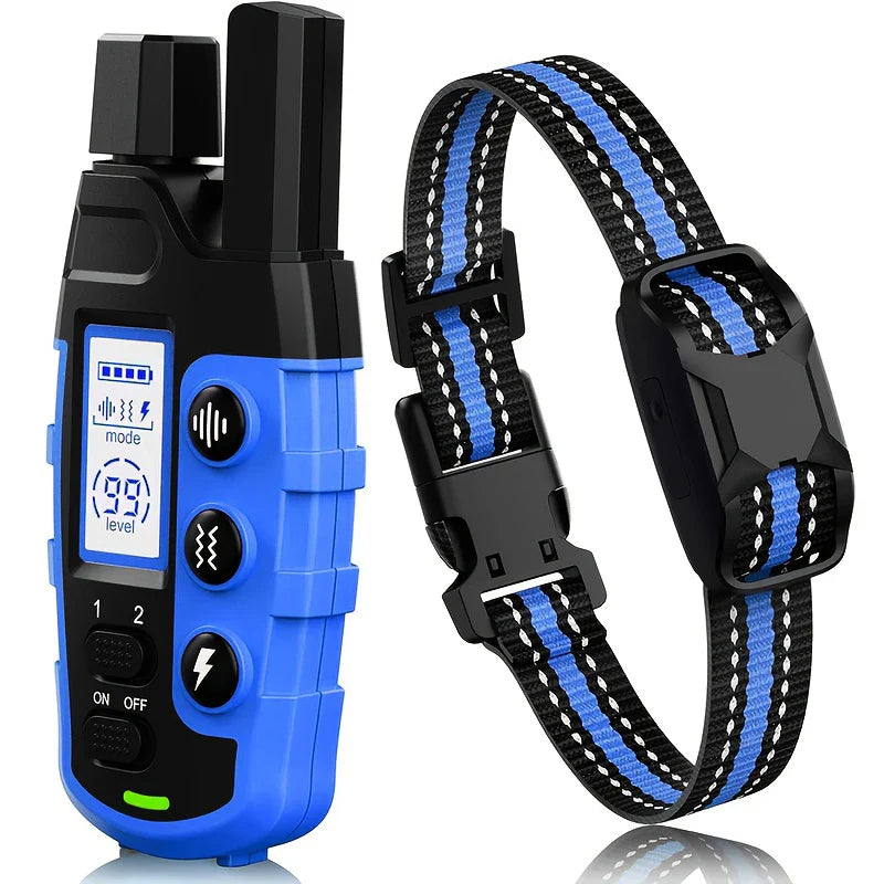 3300Ft Electric Dog Training Collar Remote Control Waterproof Pet BehaviorFor 5-120lbs Puppy With Shock Vibration For 1 Dog 1