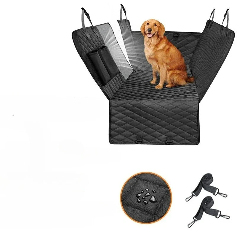 Non Slip Car Pet Pad Waterproof Dog Bed Travel Cushion for Backseat Comfort 5 600D