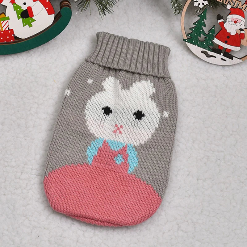 Christmas Cat Sweater Winter Warm Pet Costume for Cats Kedi katten Sphynx Clothing Mascotas Clothes for Dog Animals ropa de gato Rabbit China Mainland