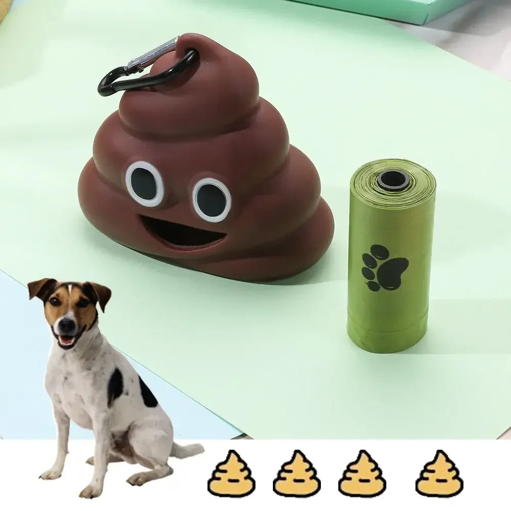 Pet Fecal Bag Dispenser | Portable Eco-Friendly Dog Waste Bag Holder with Clip
