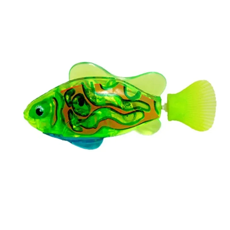 Cat Toy LED Inductive Interactive Swimming Robot Fish Toys Glowing Electric Fishs Stimulate Kitten Hunting Instinct Pet Products Fish A