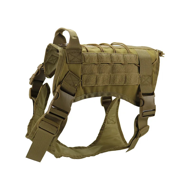 Tactical Dog Harness Military Training Padded Quick Release Vest Pet Training Dog Harness For Set Small Medium Large Dogs skin