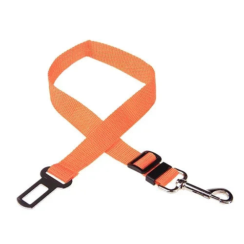Dog Seat Belt | Quick Release Pet Safety Belt for Car Travel Orange