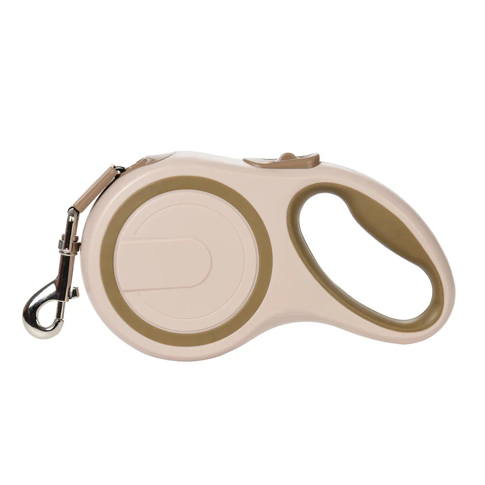 Retractable Dog Leash 8m (26 ft) Extendable Nylon Leash for Small, Medium & Large Dogs and Cats Coffee China Mainland