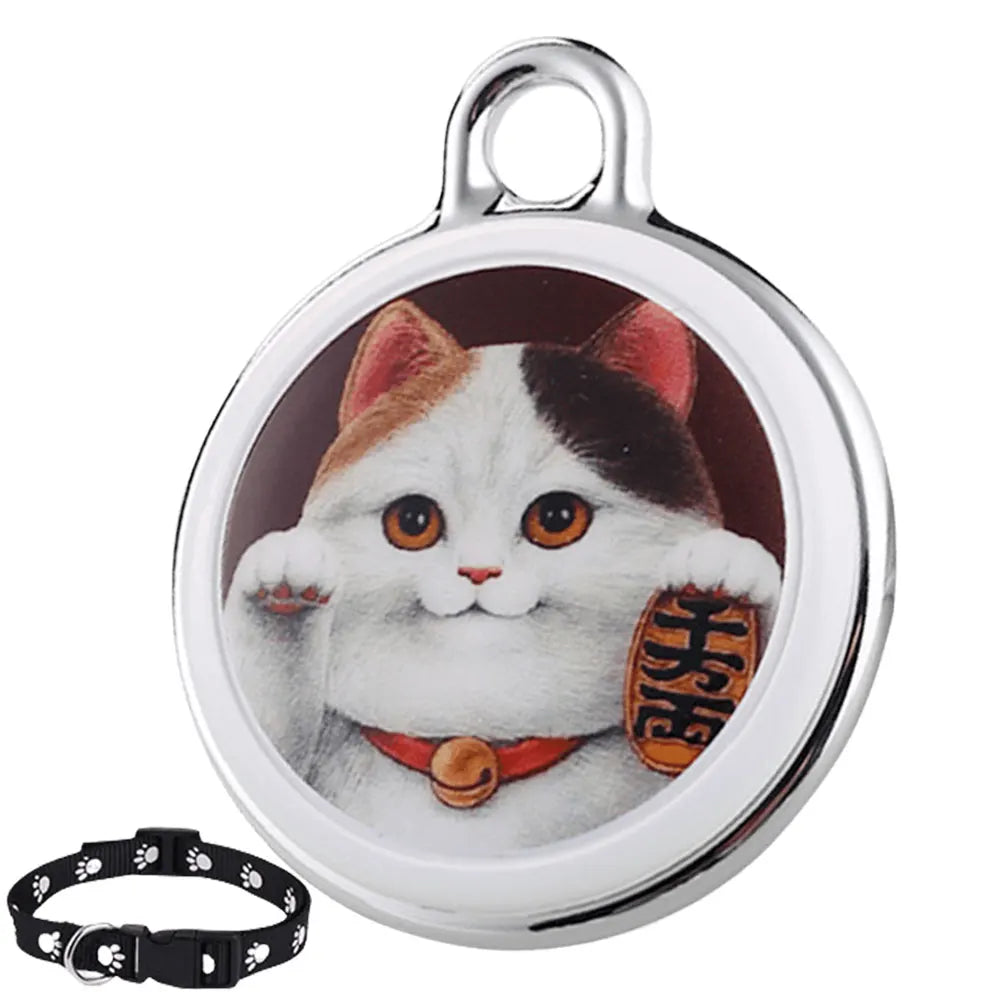 Pet Anti-Lost GPS Tracker Bluetooth-compatible Smart Wearable Waterproof Locator Real-time Tracking Dog Cat Collar Find Device Cat 2