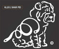 Shar-Pei Dog Window Sticker