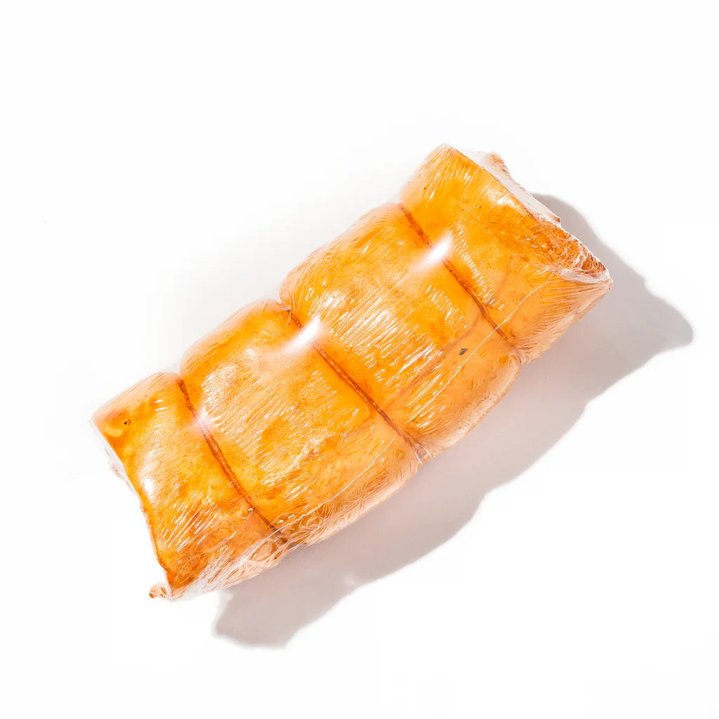 Beef Cheek Roll, Peanut Butter Flavor 5-6" Dog Treat by Natural Farm