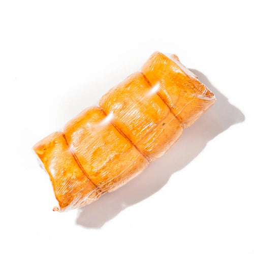 Beef Cheek Roll, Peanut Butter Flavor 5-6" Dog Treat by Natural Farm