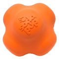 Crazy Bounce Rubber Dog Chew Toy for Power Chewers | Retrieving Ball | USA Made Large Crazy Bounce - Orange Squeeze