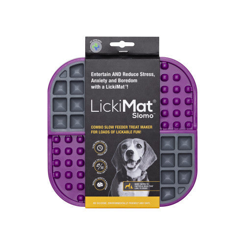 LickiMat Slomo for Dogs, Asst Colors Purple